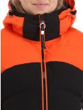 Vignette Luhta, Kaldoaivi veste de ski femmes Orange blanc, noir, orange 