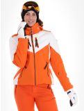 Vignette Luhta, Kanervala veste de ski femmes Orange blanc, orange 