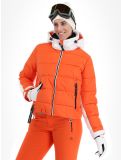 Vignette Luhta, Karhutunturi veste de ski femmes Orange blanc, orange 