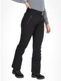 Vignette Luhta, Joentaus C pantalon de ski en softshell modèle court femmes Black noir 