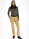 Vignette Luhta, Reututunturi pantalon de ski en softshell femmes Cafe Au Lait beige, noir 