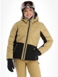 Vignette Luhta, Suomutunturi veste de ski femmes Cafe Au Lait beige 