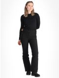 Vignette Maier Sports, Vroni slim pantalon de ski femmes Black noir 