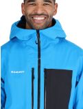 Vignette Mammut, Stoney HS Thermo Hooded veste de ski hommes Glacier Blue / Black bleu, noir 