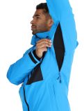 Vignette Mammut, Stoney HS Thermo Hooded veste de ski hommes Glacier Blue / Black bleu, noir 