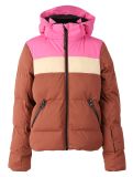 Vignette Brunotti, Niagony veste de ski enfants Mahoganny brun, rose 