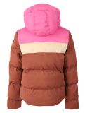 Vignette Brunotti, Niagony veste de ski enfants Mahoganny brun, rose 