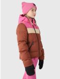 Vignette Brunotti, Niagony veste de ski enfants Mahoganny brun, rose 