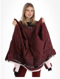 Vignette O'Neill, Aplite veste de ski femmes Windsor Wine Colour Block bordeaux, rose 