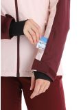 Vignette O'Neill, Aplite veste de ski femmes Windsor Wine Colour Block bordeaux, rose 