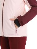 Vignette O'Neill, Aplite veste de ski femmes Windsor Wine Colour Block bordeaux, rose 