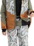 Vignette O'Neill, Carbonite veste de ski femmes Deep Lichen Green Colour Block blanc, orange, vert 