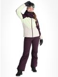 Vignette O'Neill, Carbonite Snow veste de ski femmes Aubergine Colour Block blanc, violet 