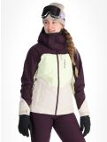 Vignette O'Neill, Carbonite Snow veste de ski femmes Aubergine Colour Block blanc, violet 