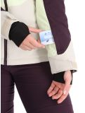 Vignette O'Neill, Carbonite Snow veste de ski femmes Aubergine Colour Block blanc, violet 