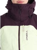 Vignette O'Neill, Carbonite Snow veste de ski femmes Aubergine Colour Block blanc, violet 