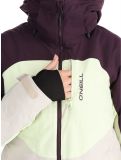 Vignette O'Neill, Carbonite Snow veste de ski femmes Aubergine Colour Block blanc, violet 