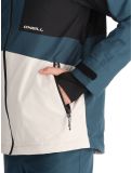 Vignette O'Neill, Hammer Block Snow veste de ski hommes Alma Steel Colour Block blanc, bleu, noir 