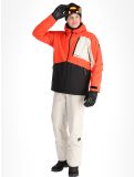 Vignette O'Neill, Hammer Block Snow veste de ski hommes Paprika Flame Colour Block blanc, noir, orange 