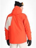 Vignette O'Neill, Hammer Block Snow veste de ski hommes Paprika Flame Colour Block blanc, noir, orange 