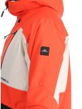 Vignette O'Neill, Hammer Block Snow veste de ski hommes Paprika Flame Colour Block blanc, noir, orange 