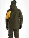 Vignette O'Neill, Jacksaw veste de ski hommes Forest Night Colour Block gris, vert 