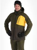 Vignette O'Neill, Jacksaw veste de ski hommes Forest Night Colour Block gris, vert 