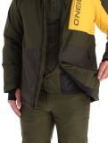 Vignette O'Neill, Jacksaw veste de ski hommes Forest Night Colour Block gris, vert 