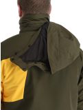 Vignette O'Neill, Jacksaw veste de ski hommes Forest Night Colour Block gris, vert 