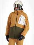 Vignette O'Neill, Jacksaw veste de ski hommes Rich Caramel Colour block brun, orange 