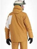 Vignette O'Neill, Jacksaw veste de ski hommes Rich Caramel Colour block brun, orange 