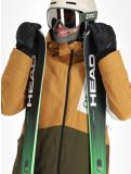 Vignette O'Neill, Jacksaw veste de ski hommes Rich Caramel Colour block brun, orange 