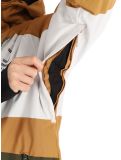 Vignette O'Neill, Jacksaw veste de ski hommes Rich Caramel Colour block brun, orange 