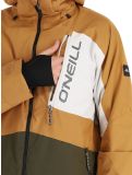 Vignette O'Neill, Jacksaw veste de ski hommes Rich Caramel Colour block brun, orange 