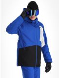 Vignette O'Neill, Jacksaw veste de ski hommes Surf the Web Colour Block bleu, gris 