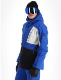 Vignette O'Neill, Jacksaw veste de ski hommes Surf the Web Colour Block bleu, gris 