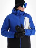 Vignette O'Neill, Jacksaw veste de ski hommes Surf the Web Colour Block bleu, gris 