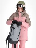 Vignette O'Neill, Utility Hybrid veste de ski femmes Genuine Pink Colour Block blanc, brun, rose 