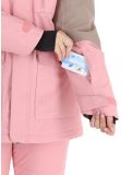 Vignette O'Neill, Utility Hybrid veste de ski femmes Genuine Pink Colour Block blanc, brun, rose 