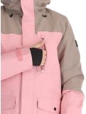 Vignette O'Neill, Utility Hybrid veste de ski femmes Genuine Pink Colour Block blanc, brun, rose 