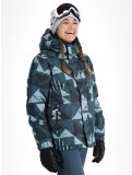 Vignette O'Neill, Z.E.N. Puffer Hybrid veste de ski femmes Blue Triangle Ikat bleu 