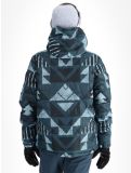 Vignette O'Neill, Z.E.N. Puffer Hybrid veste de ski femmes Blue Triangle Ikat bleu 