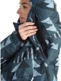 Vignette O'Neill, Z.E.N. Puffer Hybrid veste de ski femmes Blue Triangle Ikat bleu 