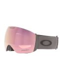 Vignette Oakley, Flight Deck L lunettes de ski unisexe Matte Forged Iron - Prizm Rose Gold Iridium gris 