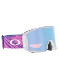 Vignette Oakley, Line Miner L lunettes de ski unisexe Lucas Braathen Signature - Prizm Snow Sapphire Iridium blanc, rose 