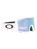 Vignette Oakley, Line Miner M lunettes de ski unisexe Matte White - Prizm Sapphire Iridium blanc 