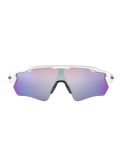 Vignette Oakley, Radar EV Path lunettes de soleil unisexe Polished White - Priz Snow Sapphire Iridium blanc 