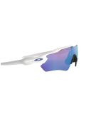 Vignette Oakley, Radar EV Path lunettes de soleil unisexe Polished White - Priz Snow Sapphire Iridium blanc 