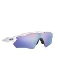 Vignette Oakley, Radar EV Path lunettes de soleil unisexe Polished White - Priz Snow Sapphire Iridium blanc 