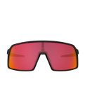 Vignette Oakley, Sutro lunettes de soleil unisexe Polished Black - Prizm Snow Torch Iridium blanc 